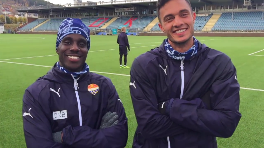 Tokki og Bassel foran Sogndal-kampen